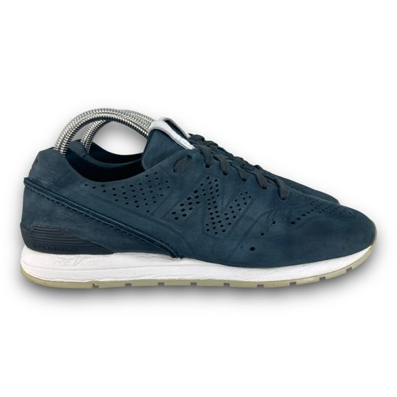 New Balance 696 Blu Navy Blue New Balance 696 Denim Tennis Shoe